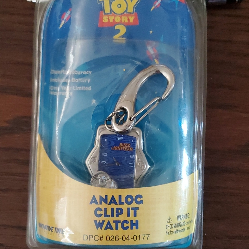 COLLECTABLE TOY STORY 2 CLIP WATCH